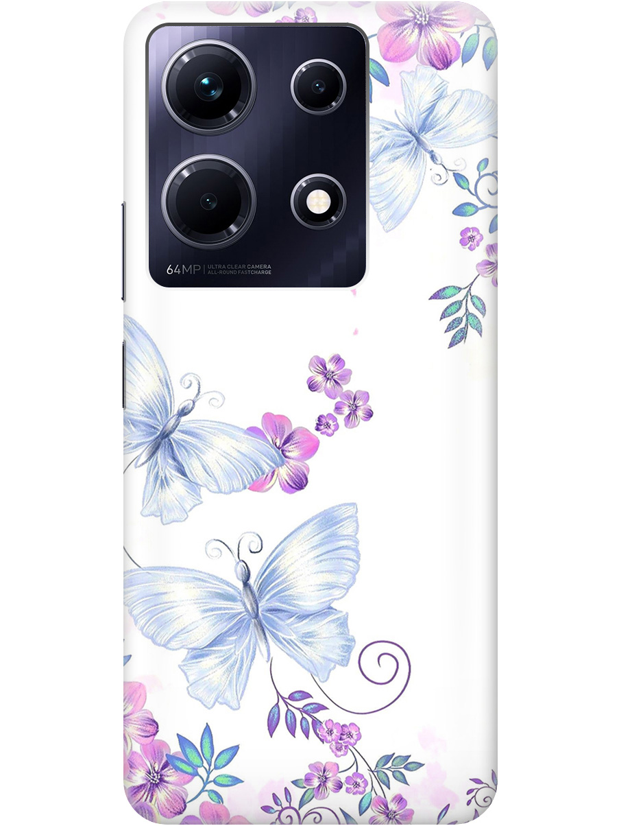 Силиконовый чехол на Infinix Note 30 с рисунком "Бабочки и фиалки" прозрачный, Белый;фиолетовый, 20000061
Силиконовый чехол на Infinix Note 30 с рисунком "Бабочки и фиалки" прозрачный, Белый;фиолетовый, 20000061
