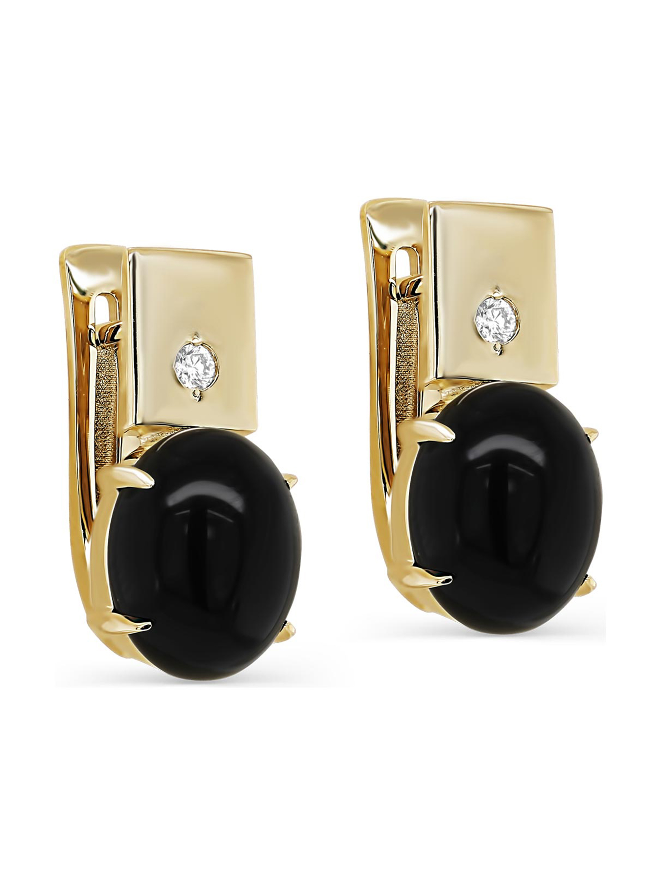 Серьги из желтого золота с ониксами, бриллиантами Kabarovsky 12-21592-6700, 12-21592-6700 
Серьги из желтого золота с ониксами, бриллиантами Kabarovsky 12-21592-6700, 12-21592-6700