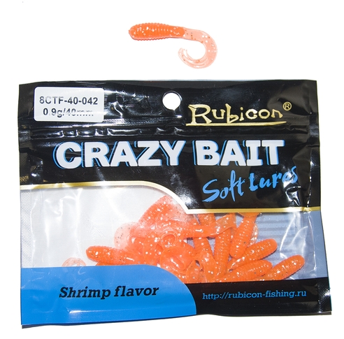 Силиконовая приманка RUBICON Crazy Bait CTF 0.9g, 40mm, цвет 042 (16 шт), Оранжевый, Crazy Bait CTF
Силиконовая приманка RUBICON Crazy Bait CTF 0.9g, 40mm, цвет 042 (16 шт), Оранжевый, Crazy Bait CTF