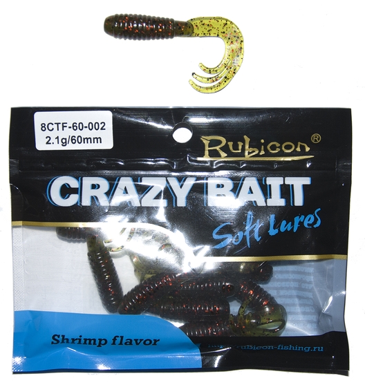 Силиконовая приманка RUBICON Crazy Bait CTF 2.1g, 60mm, цвет 002 (10 шт), Желтый, Crazy Bait CTF
Силиконовая приманка RUBICON Crazy Bait CTF 2.1g, 60mm, цвет 002 (10 шт), Желтый, Crazy Bait CTF