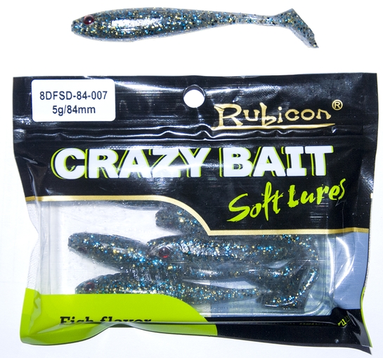 Силиконовая приманка RUBICON Crazy Bait DFSD 5g, 84mm, цвет 007 (6 шт), Синий, Crazy Bait DFSD
Силиконовая приманка RUBICON Crazy Bait DFSD 5g, 84mm, цвет 007 (6 шт), Синий, Crazy Bait DFSD