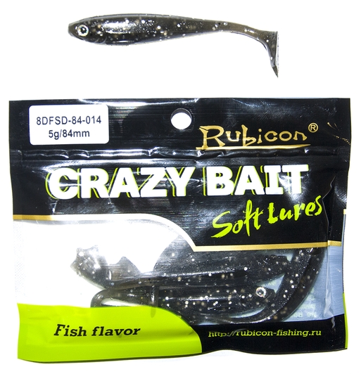 Силиконовая приманка RUBICON Crazy Bait DFSD 5g, 84mm, цвет 014 (6 шт), Черный, Crazy Bait DFSD
Силиконовая приманка RUBICON Crazy Bait DFSD 5g, 84mm, цвет 014 (6 шт), Черный, Crazy Bait DFSD