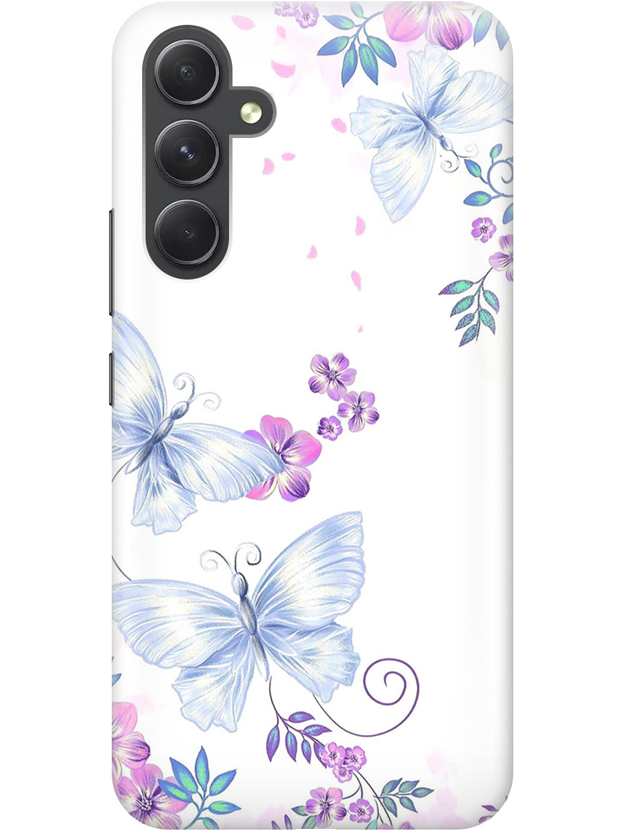 Силиконовый чехол на Samsung Galaxy A54 5G с рисунком "Бабочки и фиалки" прозрачный, Белый;фиолетовый, 20001381
Силиконовый чехол на Samsung Galaxy A54 5G с рисунком "Бабочки и фиалки" прозрачный, Белый;фиолетовый, 20001381