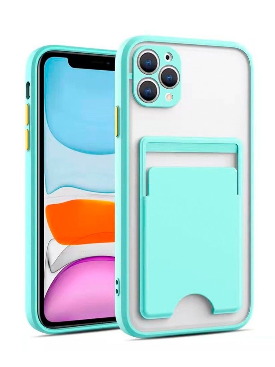 Чехол для iPhone 12 Pro с картхолдером/ Прозрачный с защитой камеры Apple/ С кармашком, 2900
Чехол для iPhone 12 Pro с картхолдером/ Прозрачный с защитой камеры Apple/ С кармашком, 2900