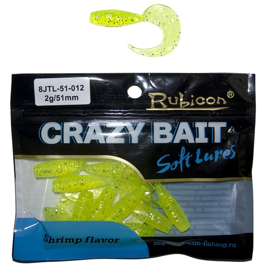 Силиконовая приманка RUBICON Crazy Bait JTL 2g, 51mm, цвет 012 (10 шт), Желтый, Crazy Bait JTL
Силиконовая приманка RUBICON Crazy Bait JTL 2g, 51mm, цвет 012 (10 шт), Желтый, Crazy Bait JTL
