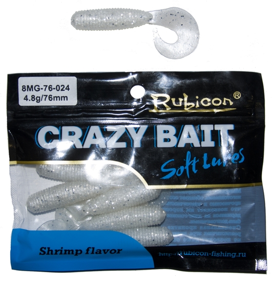 Силиконовая приманка RUBICON Crazy Bait MG 4.8g, 76mm, цвет 024 (6 шт), Белый, Crazy Bait MG
Силиконовая приманка RUBICON Crazy Bait MG 4.8g, 76mm, цвет 024 (6 шт), Белый, Crazy Bait MG