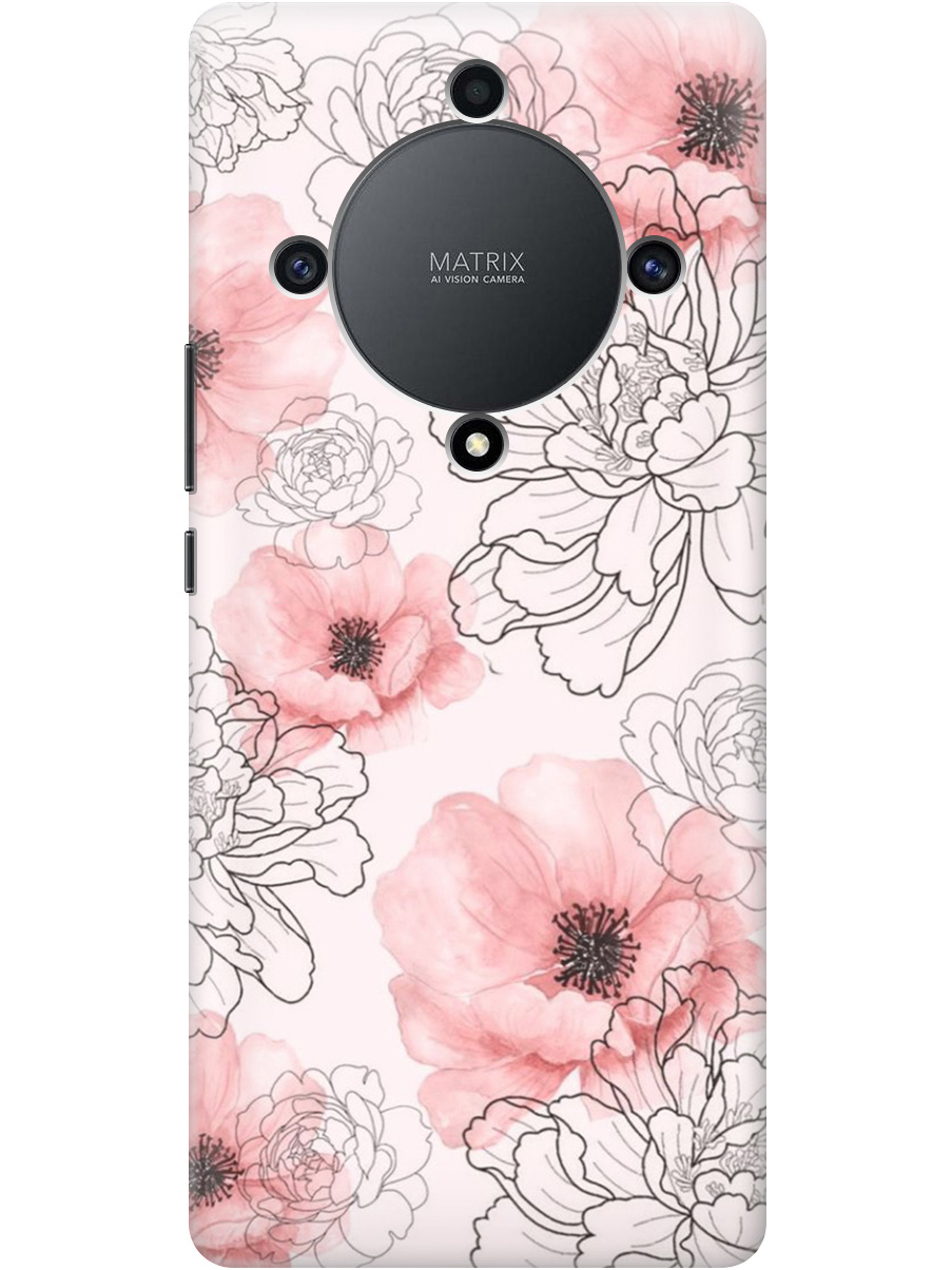 Силиконовый чехол на Honor X9a / Magic5 Lite с рисунком "Нежно розовые цветы" прозрачный, Розовый, 20000555
Силиконовый чехол на Honor X9a / Magic5 Lite с рисунком "Нежно розовые цветы" прозрачный, Розовый, 20000555