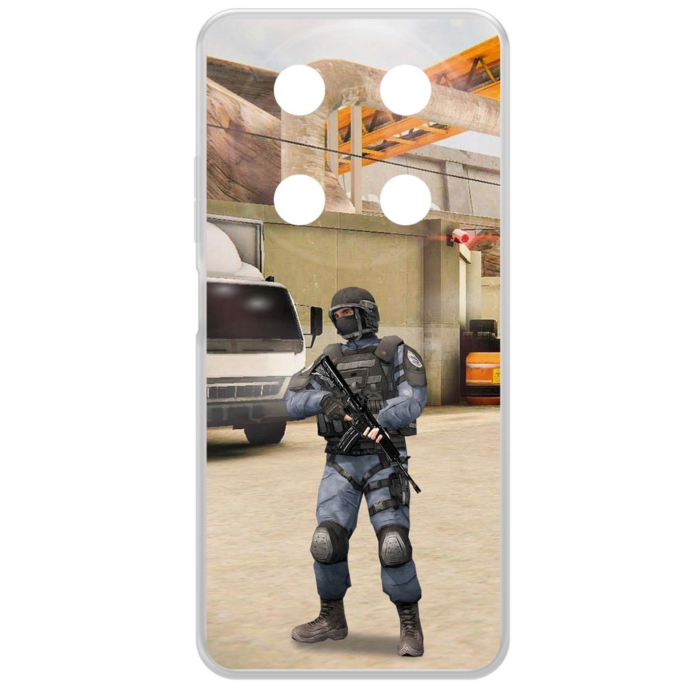 Чехол-накладка Krutoff Clear Case Cтандофф 2 (Standoff 2) - GIGN для ITEL RS4, Прозрачный
Чехол-накладка Krutoff Clear Case Cтандофф 2 (Standoff 2) - GIGN для ITEL RS4, Прозрачный