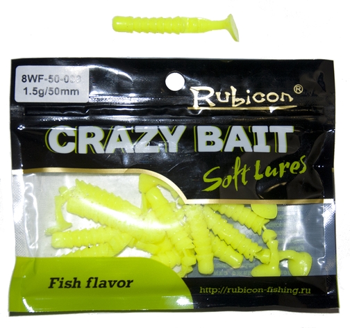 Силиконовая приманка RUBICON Crazy Bait WF 1.5g, 50mm, цвет 038 (12 шт), Желтый, Crazy Bait WF
Силиконовая приманка RUBICON Crazy Bait WF 1.5g, 50mm, цвет 038 (12 шт), Желтый, Crazy Bait WF