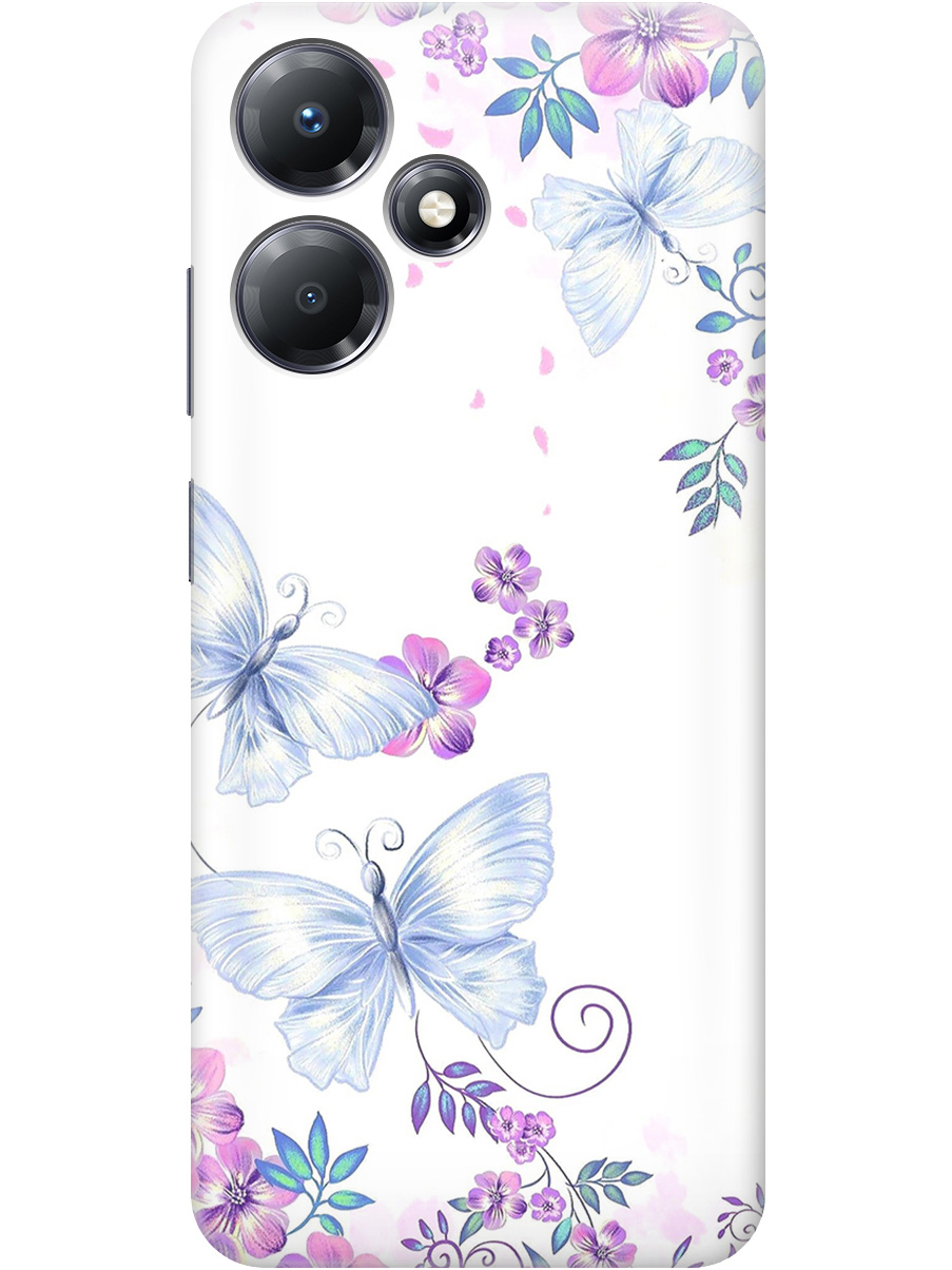 Силиконовый чехол на Infinix Hot 30 Play с рисунком "Бабочки и фиалки" прозрачный, Белый;фиолетовый, 20000053
Силиконовый чехол на Infinix Hot 30 Play с рисунком "Бабочки и фиалки" прозрачный, Белый;фиолетовый, 20000053