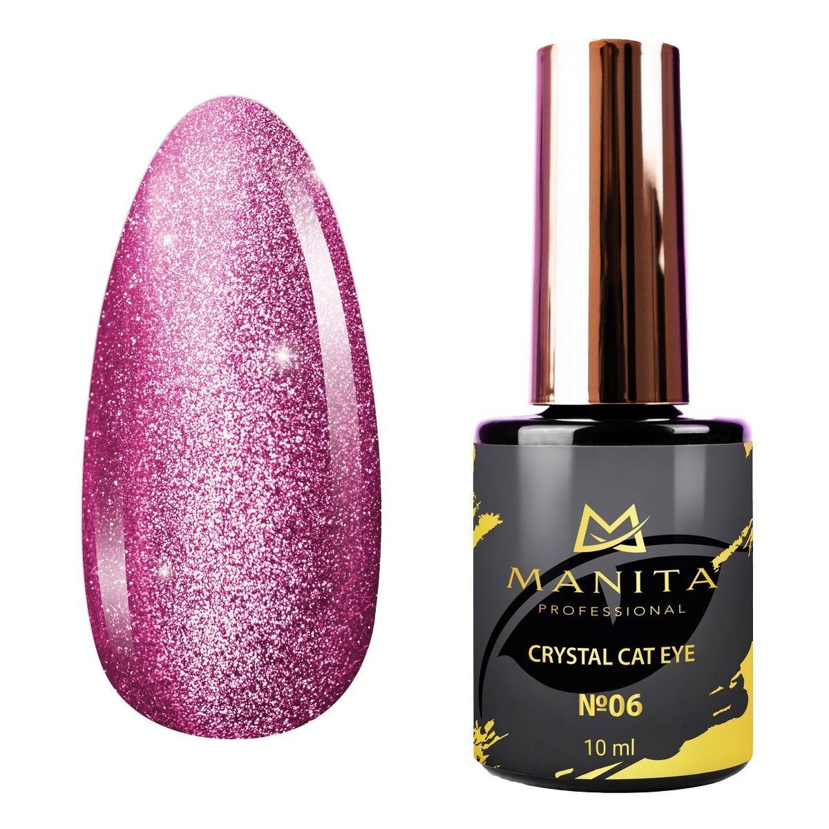Гель-лак для ногтей Manita Professional Crystal Cat Eye эффект кошачьего глаза №06 10 мл, Розовый
Гель-лак для ногтей Manita Professional Crystal Cat Eye эффект кошачьего глаза №06 10 мл, Розовый