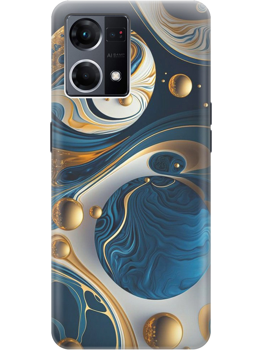 Силиконовый чехол на OPPO Reno7 с рисунком "Сине-золотые фигуры" прозрачный, Желтый;синий, 20000484
Силиконовый чехол на OPPO Reno7 с рисунком "Сине-золотые фигуры" прозрачный, Желтый;синий, 20000484