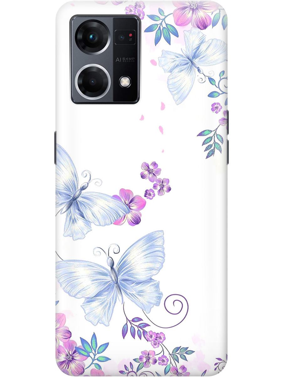 Силиконовый чехол на OPPO Reno7 с рисунком "Бабочки и фиалки" прозрачный, Белый;фиолетовый, 20000484
Силиконовый чехол на OPPO Reno7 с рисунком "Бабочки и фиалки" прозрачный, Белый;фиолетовый, 20000484