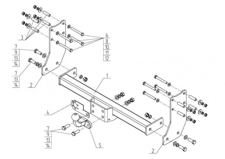 Фаркоп для Ford Transit 2000-2014, шасси (без электрики) (паспорт и сертификат) AvtoS.FD34
Фаркоп для Ford Transit 2000-2014, шасси (без электрики) (паспорт и сертификат) AvtoS.FD34