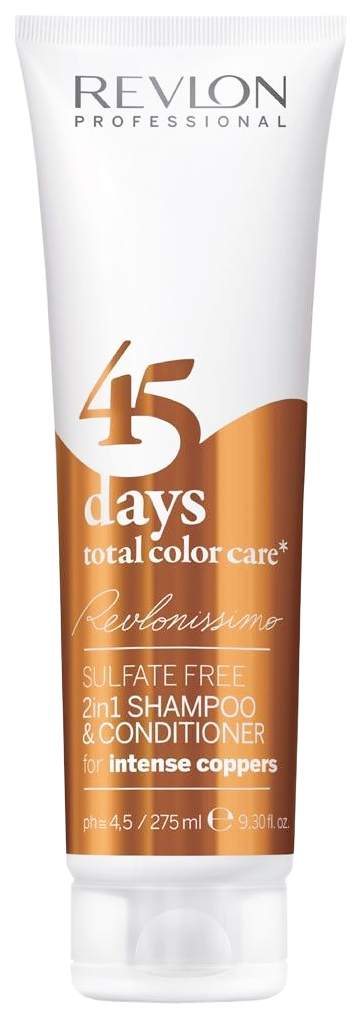 Шампунь-кондиционер Revlon Professional 45 Days Intense Coppers 275 мл, Intense Coppers
Шампунь-кондиционер Revlon Professional 45 Days Intense Coppers 275 мл, Intense Coppers
