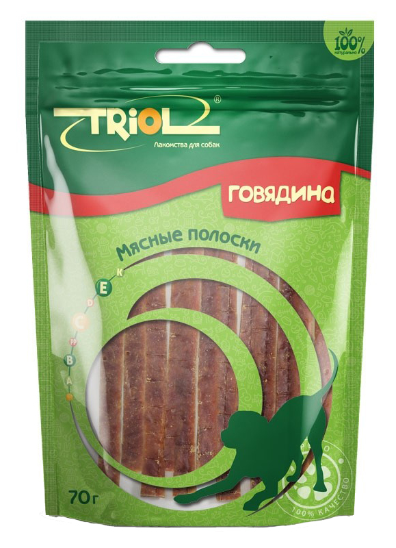 Лакомство для собак Triol, мясные полоски из говядины, 70г, Мясные полоски палочки, говядина, 70г
Лакомство для собак Triol, мясные полоски из говядины, 70г, Мясные полоски палочки, говядина, 70г