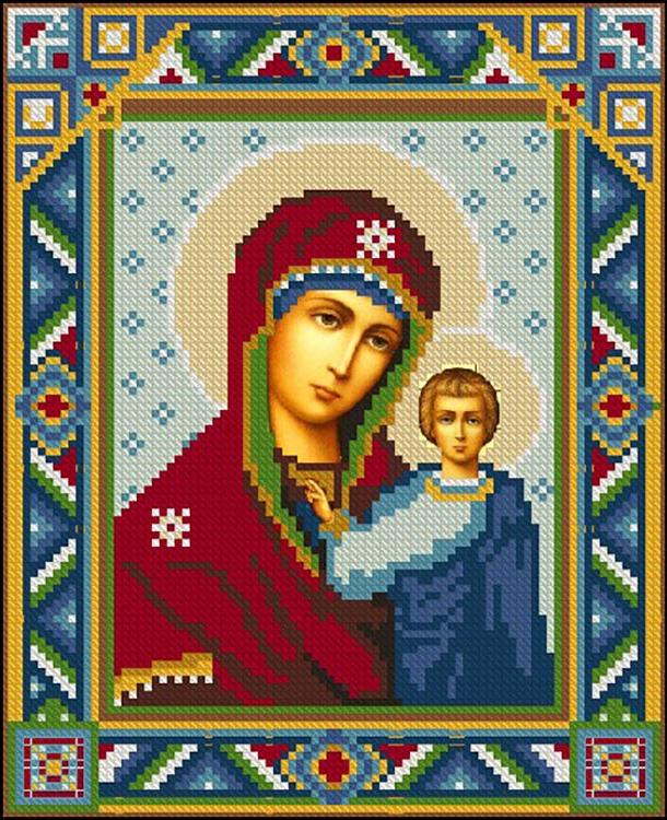 Алмазная вышивка Алмазное Хобби Казанская Богородица, 22x28 см, Казанская Богородица
Алмазная вышивка Алмазное Хобби Казанская Богородица, 22x28 см, Казанская Богородица