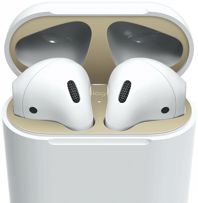 Защитная пластина Elago Dust Guard (EAP-GUARD-MGD-2S) для Apple AirPods (Matt Gold), Dust Guard
Защитная пластина Elago Dust Guard (EAP-GUARD-MGD-2S) для Apple AirPods (Matt Gold), Dust Guard