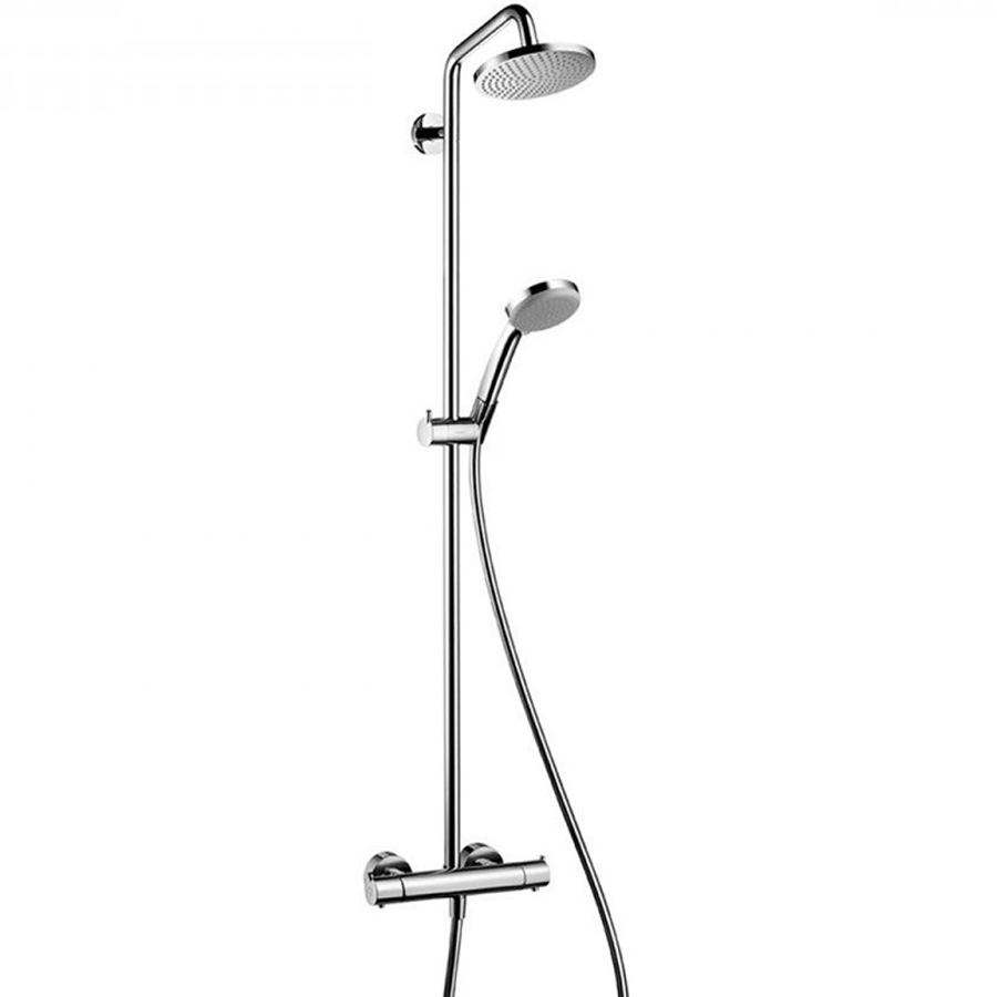 Душевые стойки Hansgrohe 27135000, Серебристый, HG Croma Showerpipe 160 душевая система
Душевые стойки Hansgrohe 27135000, Серебристый, HG Croma Showerpipe 160 душевая система