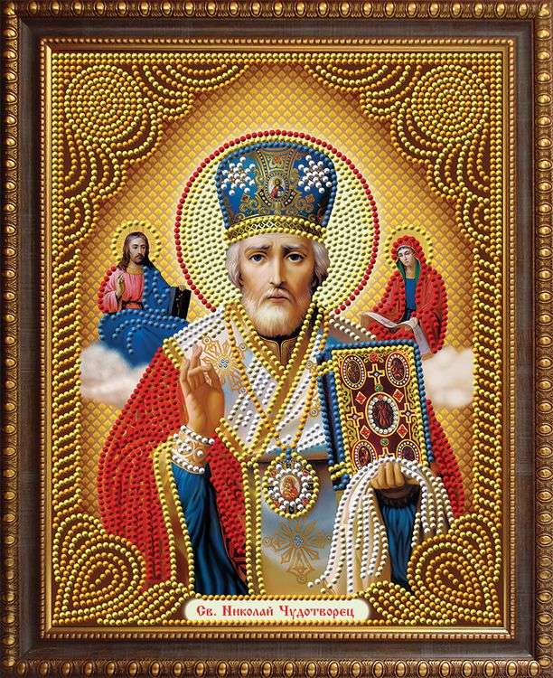 Алмазная вышивка Алмазная Живопись Икона Николай Чудотворец, 22x28 см, Икона Николай Чудотворец
Алмазная вышивка Алмазная Живопись Икона Николай Чудотворец, 22x28 см, Икона Николай Чудотворец