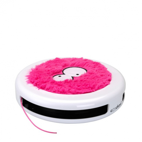 фото Развивающая игрушка для кошек ebi слинг 360, пластик, белый, розовый, 24 см