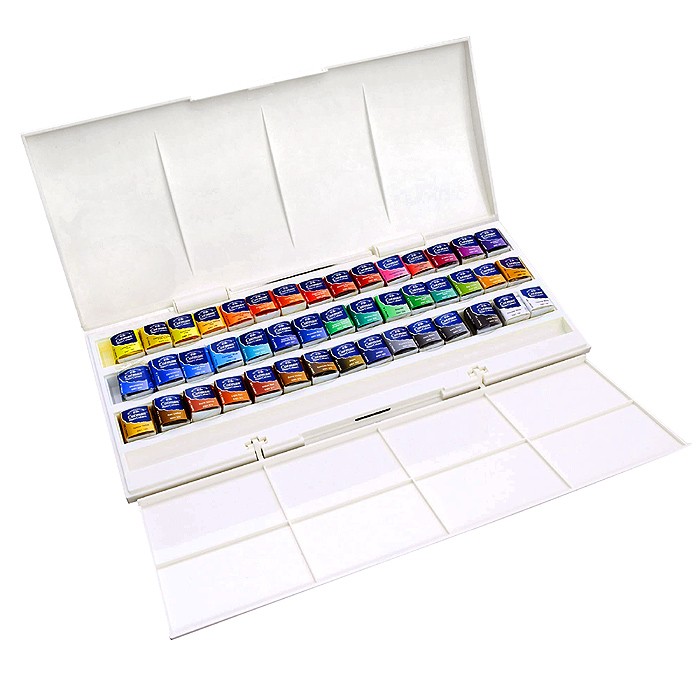 Акварель Winsor&Newton Cotman Half Pan Studio Set 45 цв, Алый;бежевый;белый;бирюзовый;бордовый;бронзовый;голубой;желтый;зеленый;золотистый;коричневый;красный;оранжевый;розовый;серебристый;серый;синий;фиолетовый;черный, Cotman Half Pan Studio Set
Акварель Winsor&Newton Cotman Half Pan Studio Set 45 цв, Алый;бежевый;белый;бирюзовый;бордовый;бронзовый;голубой;желтый;зеленый;золотистый;коричневый;красный;оранжевый;розовый;серебристый;серый;синий;фиолетовый;черный, Cotman Half Pan Studio Set