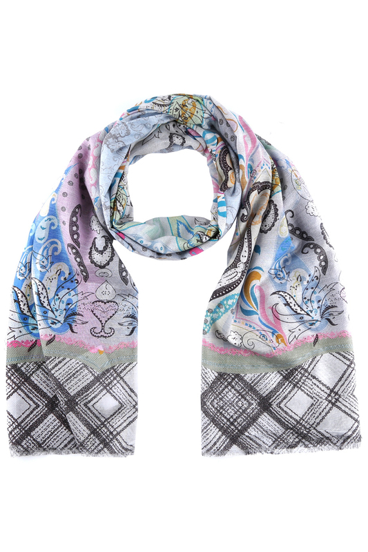 Палантин женский FABRETTI SH-15855 серый, SH-15855
Палантин женский FABRETTI SH-15855 серый, SH-15855