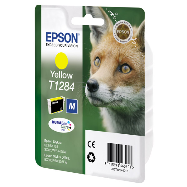 Картридж для струйного принтера Epson T1284 (C13T12844010), желтый, оригинал, T1284 (C13T12844010)
Картридж для струйного принтера Epson T1284 (C13T12844010), желтый, оригинал, T1284 (C13T12844010)