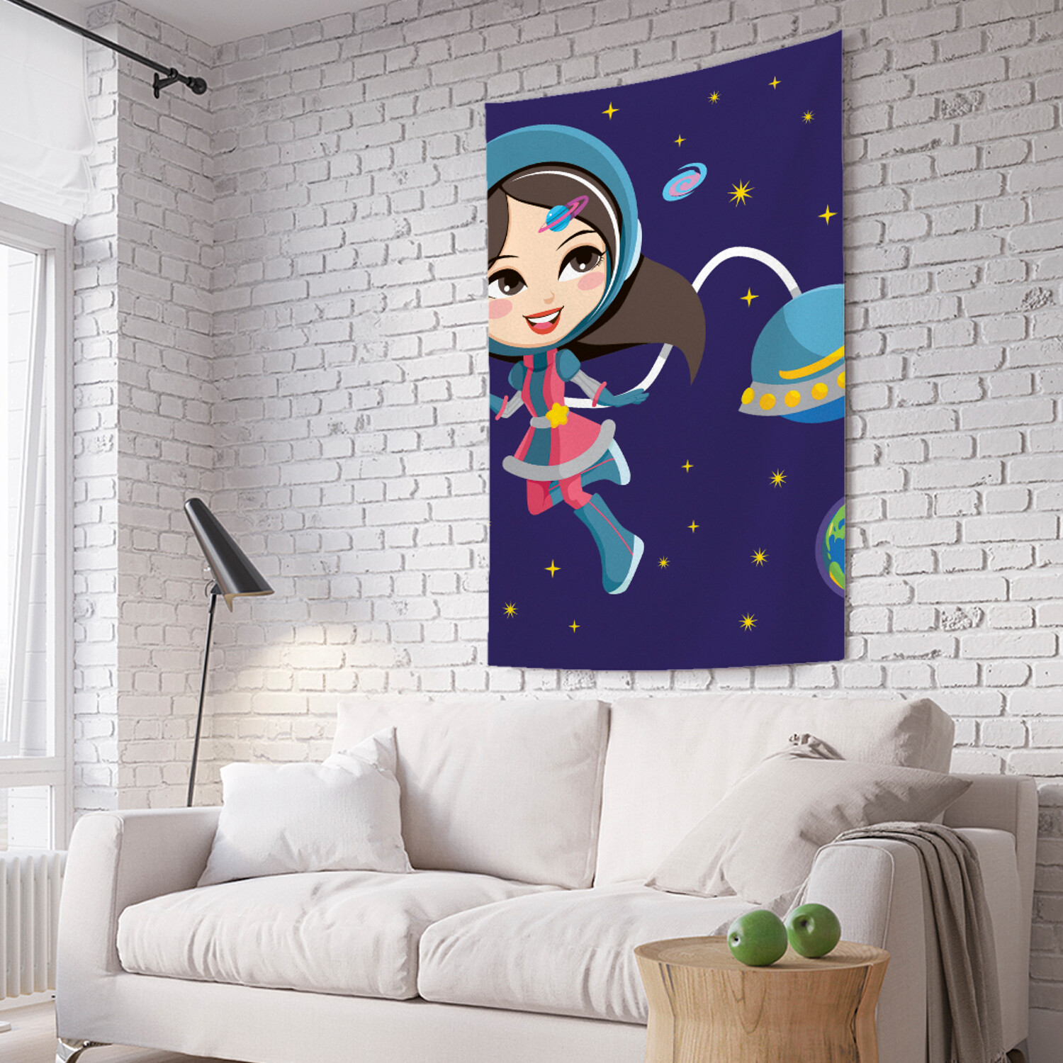 Вертикальное фотопанно на стену JoyArty Симпатичный астронавт 150x200 см, Симпатичный астронавт
Вертикальное фотопанно на стену JoyArty Симпатичный астронавт 150x200 см, Симпатичный астронавт