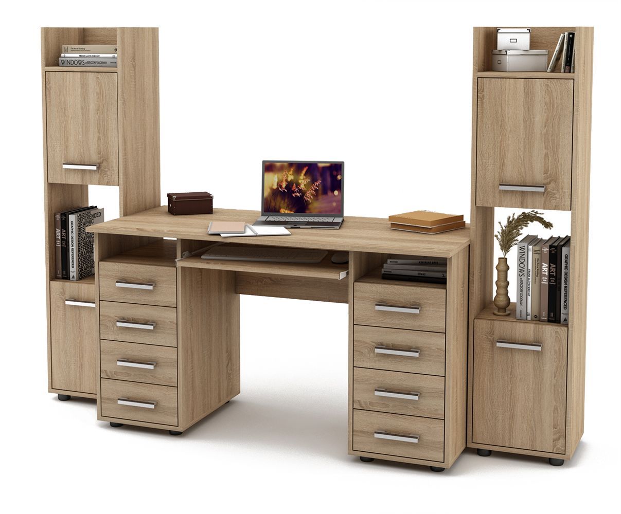 Уголок школьника Остин-6К (СТО-1 + ПСО-6К + СТО-1)-Дуб-сонома, Уголок школьника Остин-6К 
Уголок школьника Остин-6К (СТО-1 + ПСО-6К + СТО-1)-Дуб-сонома, Уголок школьника Остин-6К