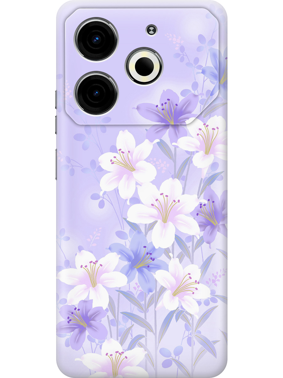 Силиконовый чехол на Tecno Pova 6 Neo с принтом "Лилии на фиолетовом", Прозрачный;белый;фиолетовый, 782634822
Силиконовый чехол на Tecno Pova 6 Neo с принтом "Лилии на фиолетовом", Прозрачный;белый;фиолетовый, 782634822