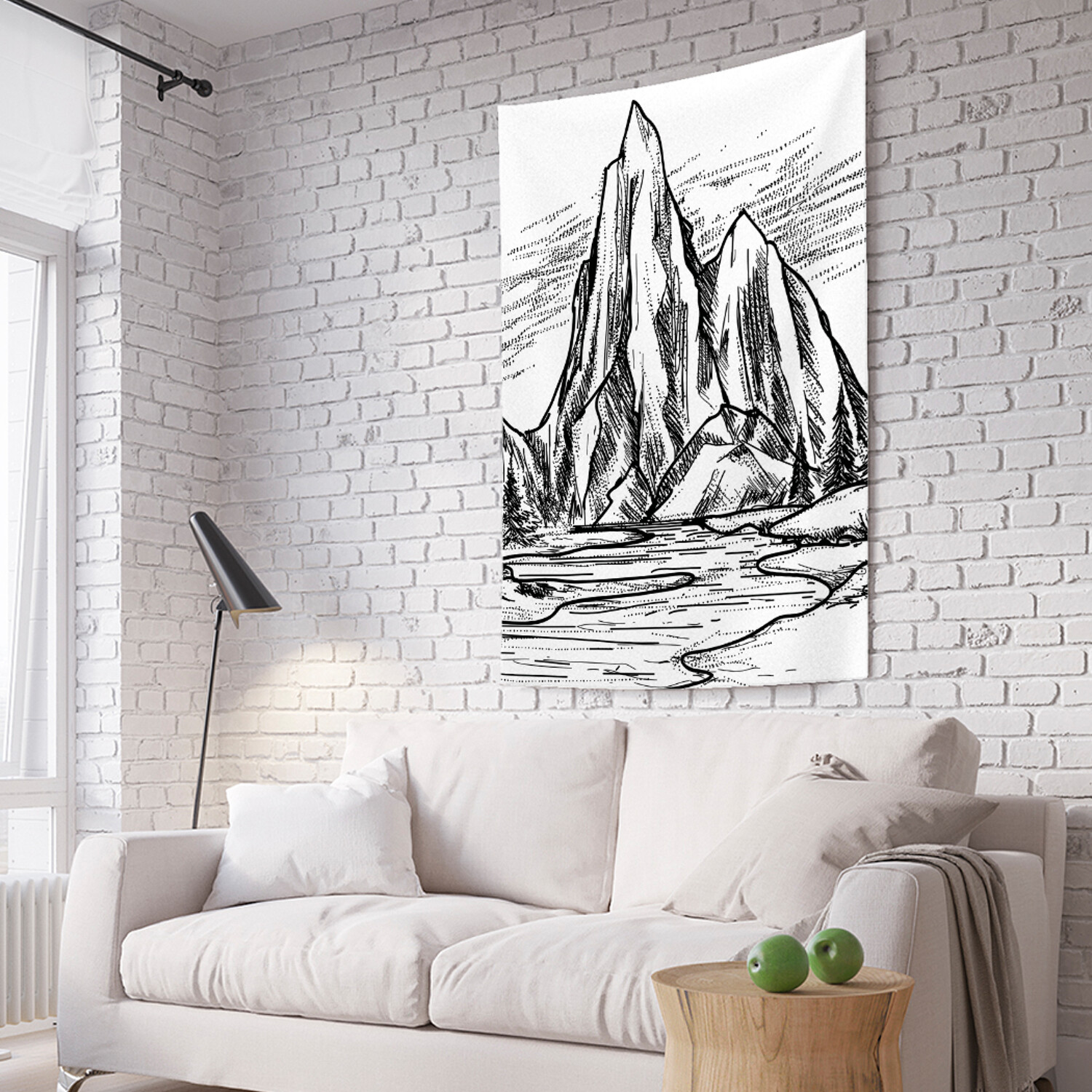 Вертикальное фотопанно на стену JoyArty Пик горы над рекой 150x200 см, Пик горы над рекой
Вертикальное фотопанно на стену JoyArty Пик горы над рекой 150x200 см, Пик горы над рекой
