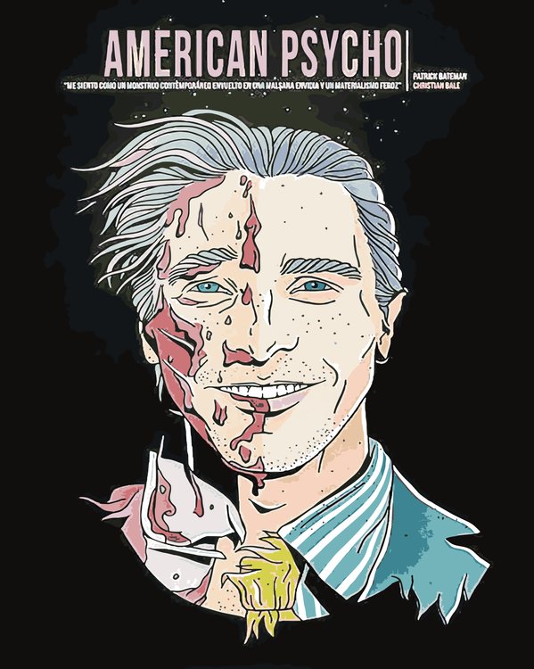 Картина по номерам Артвентура «Американский психопат», 02ART40501358, Американский психопат
Картина по номерам Артвентура «Американский психопат», 02ART40501358, Американский психопат
