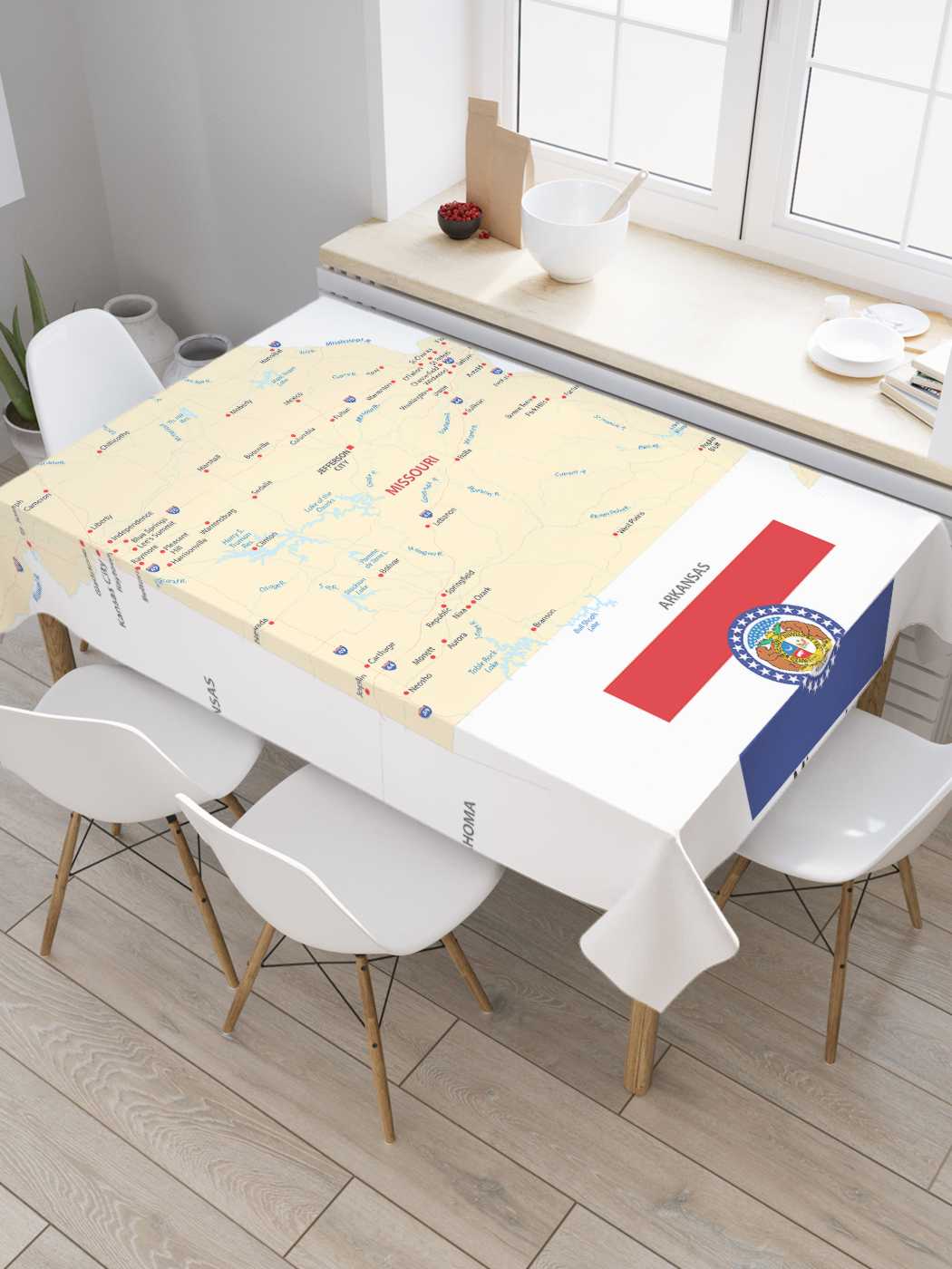 Скатерть прямоугольная JoyArty "Карта Штат Миссури" из сатена, 120x145 см, Золотистый, Карта Штат Миссури
Скатерть прямоугольная JoyArty "Карта Штат Миссури" из сатена, 120x145 см, Золотистый, Карта Штат Миссури