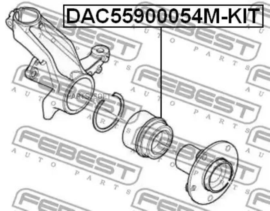 Подшипник ступичный передний ремкомплект FEBEST DAC55900054M-KIT для автомобилей Citroen,
Подшипник ступичный передний ремкомплект FEBEST DAC55900054M-KIT для автомобилей Citroen,