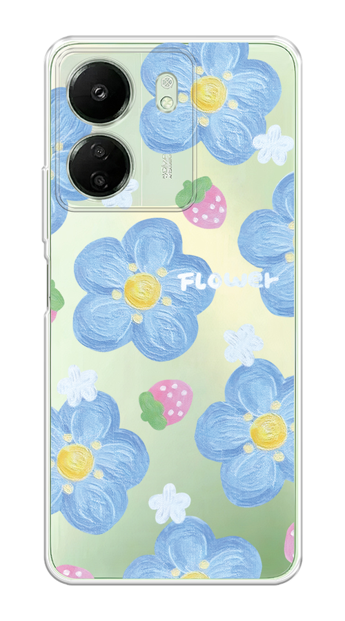 Чехол на Xiaomi Redmi 13C, Poco C65 "Цветы и клубники", Прозрачный;голубой;белый, 320550-1
Чехол на Xiaomi Redmi 13C, Poco C65 "Цветы и клубники", Прозрачный;голубой;белый, 320550-1