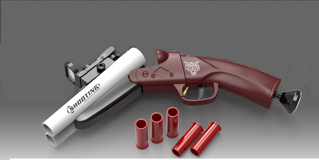 Игрушечный двуствольный обрез дробовика Matreshka SHOOTING мягкие пули коричневый, Белый;коричневый, SHOOTING
Игрушечный двуствольный обрез дробовика Matreshka SHOOTING мягкие пули коричневый, Белый;коричневый, SHOOTING