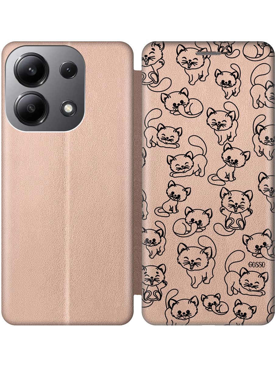 Чехол-книжка на Xiaomi Redmi Note 13 4G с принтом "Милые котята" золотой, Золотистый;прозрачный;черный, 782622871
Чехол-книжка на Xiaomi Redmi Note 13 4G с принтом "Милые котята" золотой, Золотистый;прозрачный;черный, 782622871