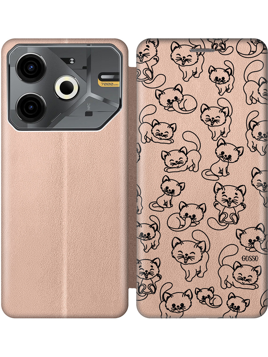 Чехол-книжка на Tecno Pova 6 Neo с принтом "Милые котята" золотой, Золотистый;прозрачный;черный, 782634871
Чехол-книжка на Tecno Pova 6 Neo с принтом "Милые котята" золотой, Золотистый;прозрачный;черный, 782634871
