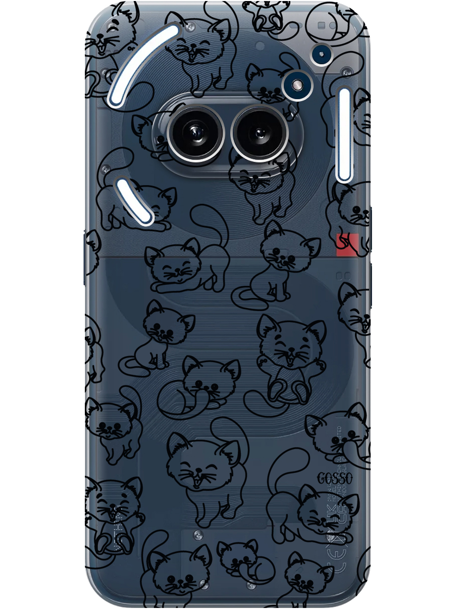 Силиконовый чехол на Nothing Phone (2a) с принтом "Милые котята" прозрачный, Прозрачный;черный, 782627671
Силиконовый чехол на Nothing Phone (2a) с принтом "Милые котята" прозрачный, Прозрачный;черный, 782627671
