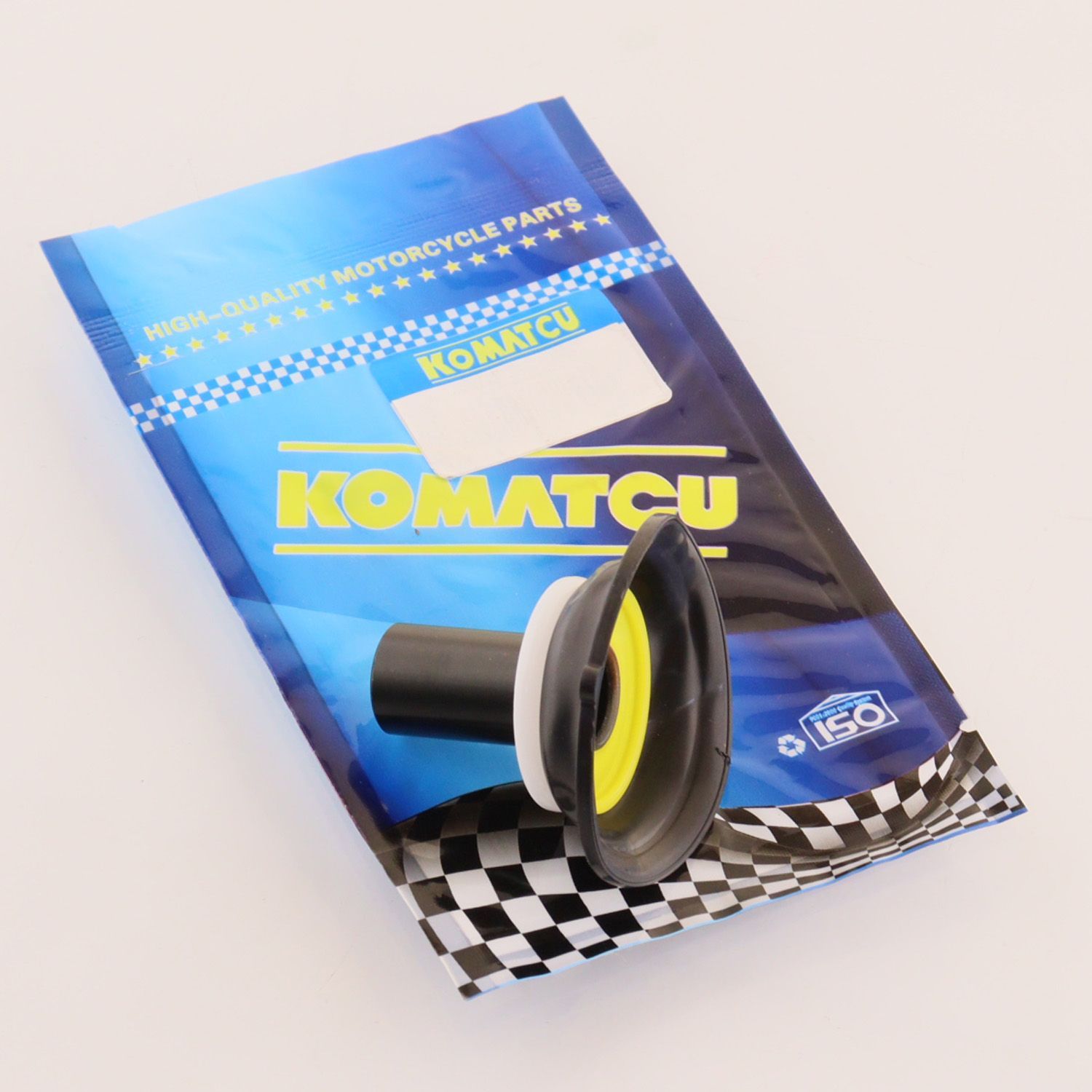 Мембрана карбюратора (с заслонкой) 4T GY6 50 (139QMB/139QMA)(D-16mm, основная) "KOMATCU"
Мембрана карбюратора (с заслонкой) 4T GY6 50 (139QMB/139QMA)(D-16mm, основная) "KOMATCU"