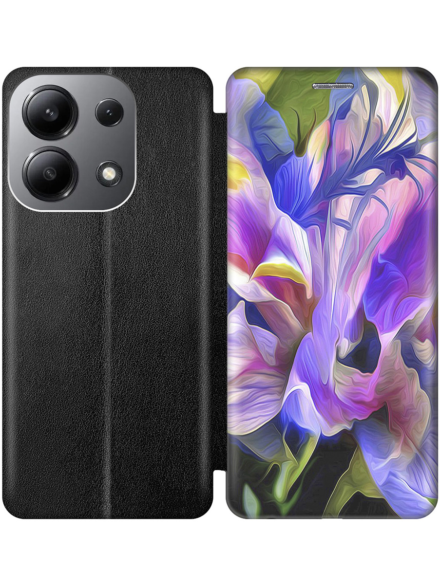 Чехол-книжка на Xiaomi Redmi Note 13 4G с принтом "Цветочная абстракция" черный, Черный;зеленый;синий;фиолетовый, 782622821
Чехол-книжка на Xiaomi Redmi Note 13 4G с принтом "Цветочная абстракция" черный, Черный;зеленый;синий;фиолетовый, 782622821