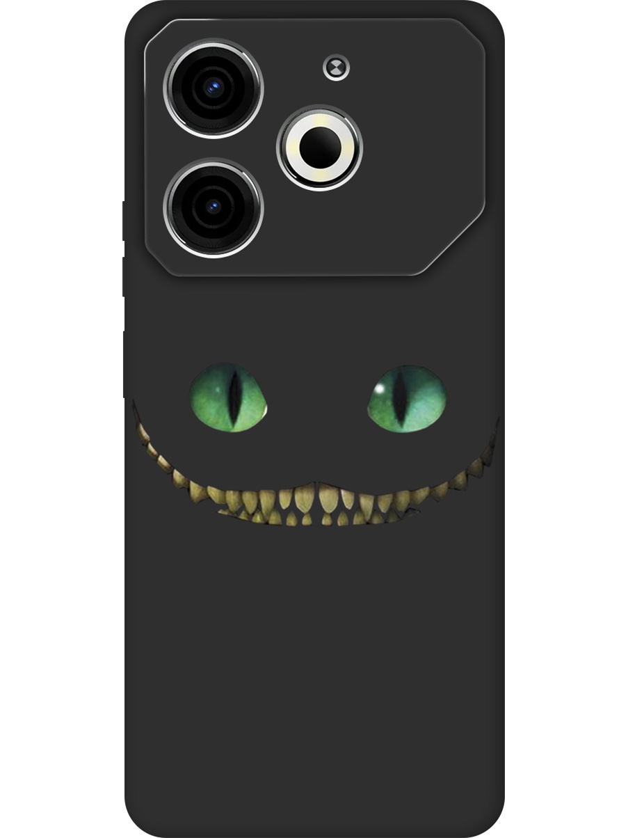 Силиконовый чехол на Tecno Pova 6 Neo с принтом "Чеширский кот" матовый черный, Черный;прозрачный;белый;зеленый, 782634871
Силиконовый чехол на Tecno Pova 6 Neo с принтом "Чеширский кот" матовый черный, Черный;прозрачный;белый;зеленый, 782634871