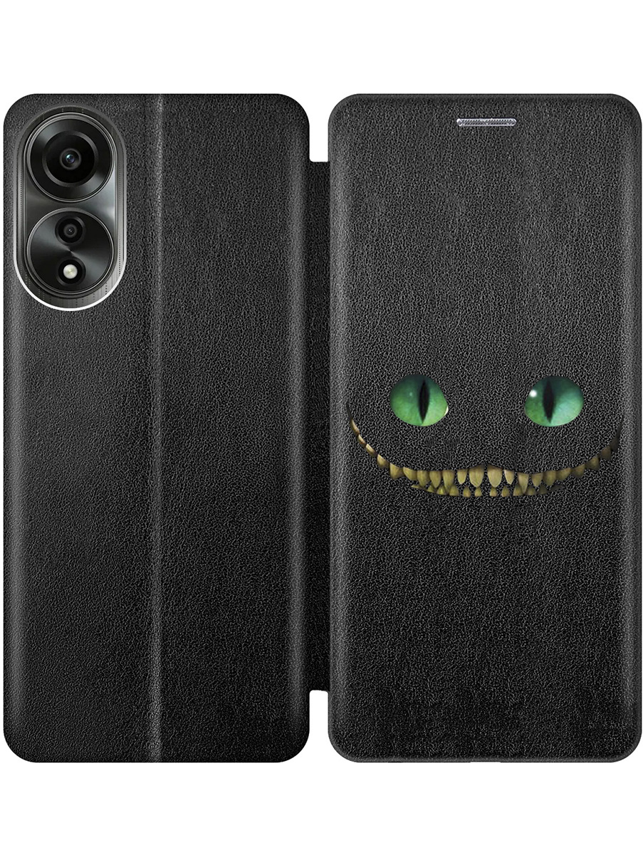 Чехол-книжка на Oppo A78 4G с принтом "Чеширский кот" черный, Черный;прозрачный;белый;зеленый, 782629471
Чехол-книжка на Oppo A78 4G с принтом "Чеширский кот" черный, Черный;прозрачный;белый;зеленый, 782629471