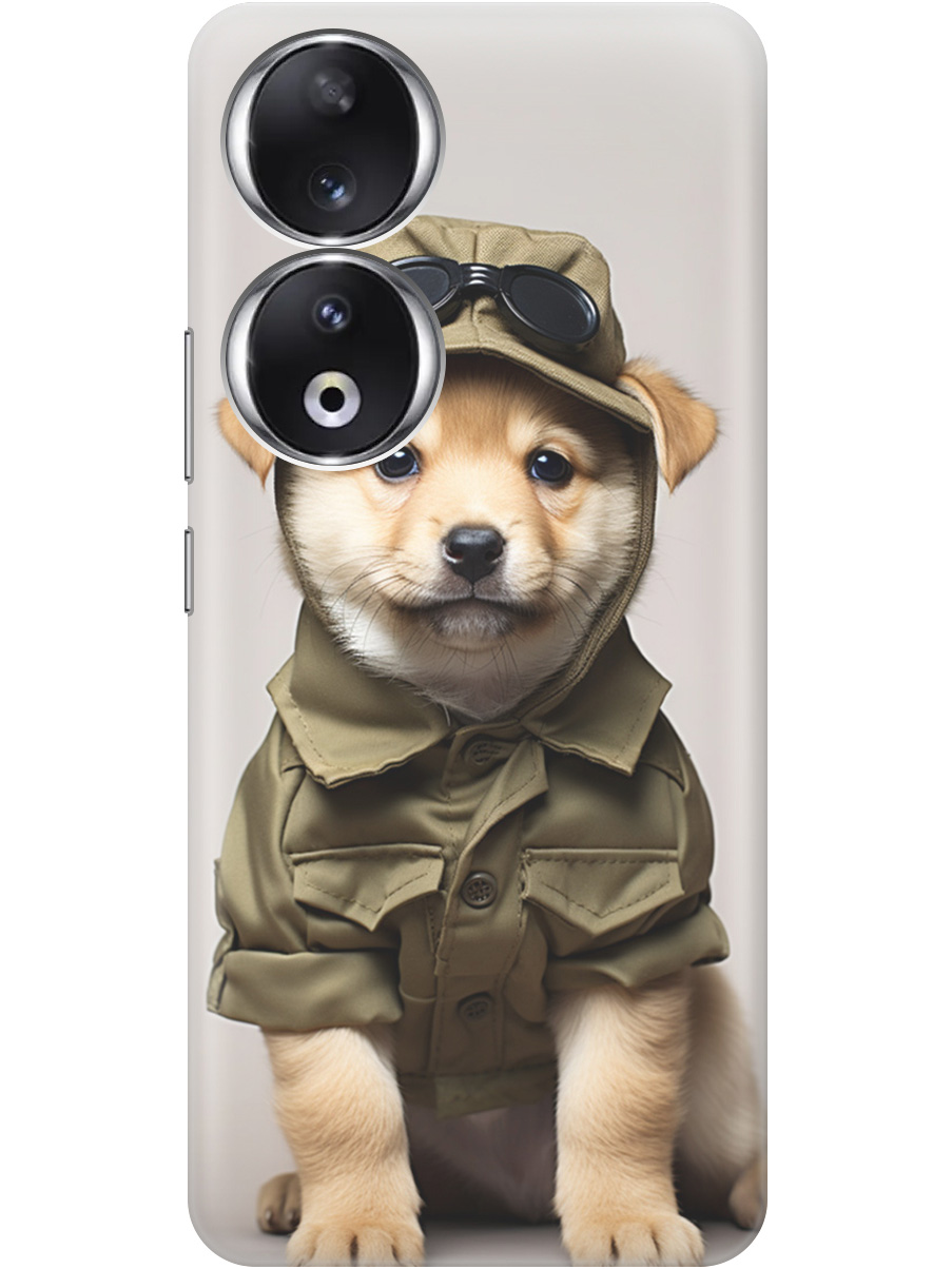 Силиконовый чехол на Honor 90 с рисунком "Щенок в форме", Серый;зеленый, 20001429
Силиконовый чехол на Honor 90 с рисунком "Щенок в форме", Серый;зеленый, 20001429