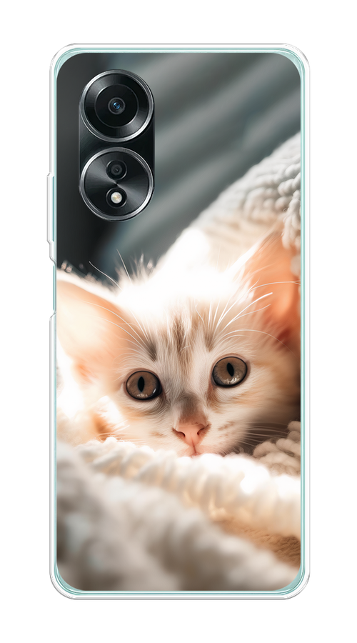 Чехол на Oppo A58 4G "Белый шкодливый котенок", Серый;белый;бежевый;оранжевый, 2514950-1
Чехол на Oppo A58 4G "Белый шкодливый котенок", Серый;белый;бежевый;оранжевый, 2514950-1