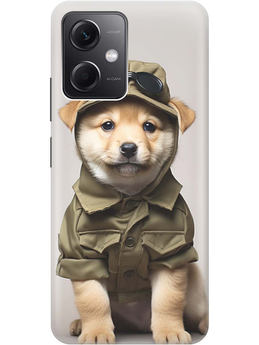 Силиконовый чехол на Xiaomi Redmi Note 12 с рисунком "Щенок в форме", Серый;зеленый, 20000116
Силиконовый чехол на Xiaomi Redmi Note 12 с рисунком "Щенок в форме", Серый;зеленый, 20000116