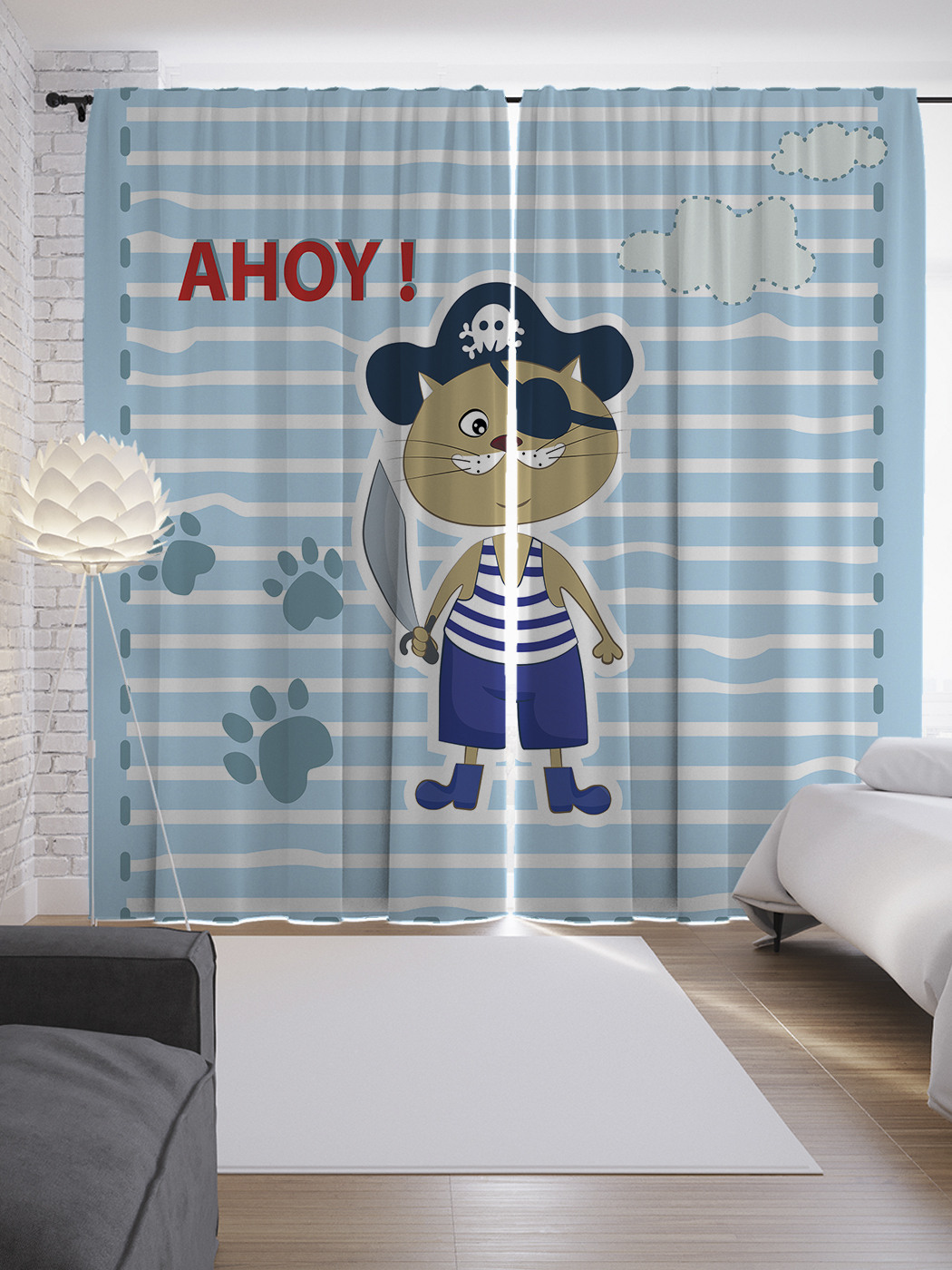 Шторы JoyArty с фотопечатью "Кот-пират" из сатена, 290х265 см, Кот-пират
Шторы JoyArty с фотопечатью "Кот-пират" из сатена, 290х265 см, Кот-пират