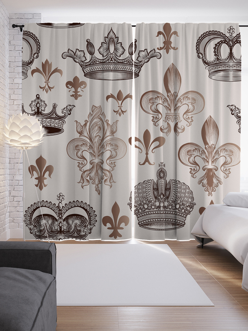 Шторы JoyArty с фотопечатью "Короны и орнамент" из сатена, 290х265 см, Короны и орнамент
Шторы JoyArty с фотопечатью "Короны и орнамент" из сатена, 290х265 см, Короны и орнамент