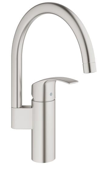 Смеситель однорычажный для кухни Grohe Eurosmart 33202 DC2 (33202DC2) суперсталь, Серебристый
Смеситель однорычажный для кухни Grohe Eurosmart 33202 DC2 (33202DC2) суперсталь, Серебристый